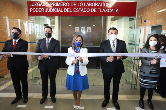 Gobernadora Lorena Cuéllar inauguró Juzgado Primero de lo Laboral en Ciudad Judicial