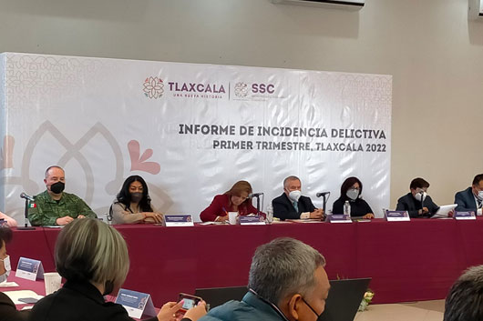 Asiste CEDH al informe trimestral de incidencia delictiva 2022 en el Estado