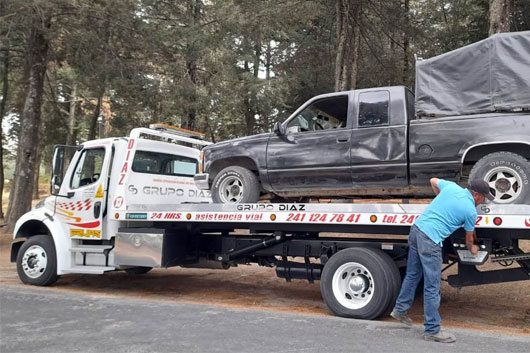 SSC ubicó en San Pablo del Monte camioneta con material orgánico