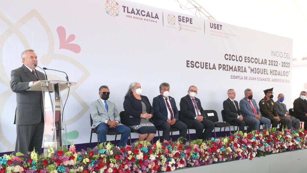 Inicia ciclo escolar y la transformación educativa en Tlaxcala