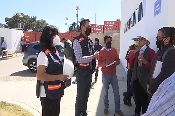 La titular de la SFP del estado, supervisa obras para la verificación de la aplicación de recursos públicos