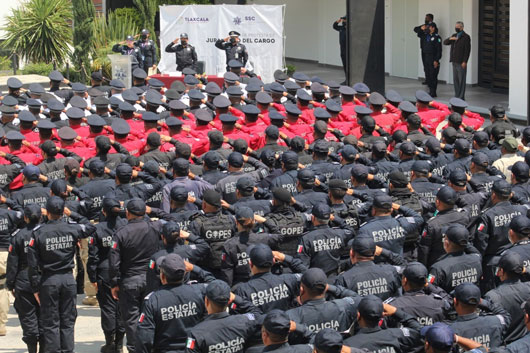 Se realiza protocolo de toma de protesta a los servidores públicos de la SSC