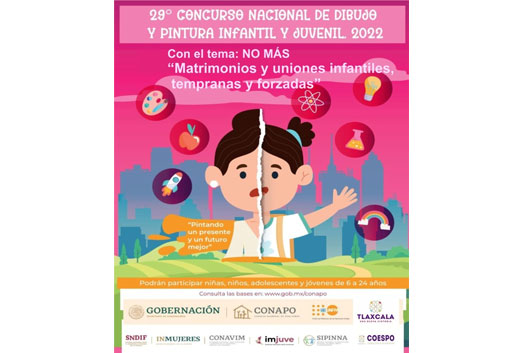 Invita Coespo a participar en el 29° Concurso Nacional de Dibujo y Pintura Infantil y Juvenil 2022