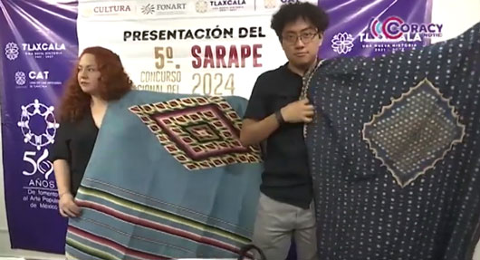 Tlaxcala será sede de la quinta edición del “Concurso Nacional del Sarape 2024”