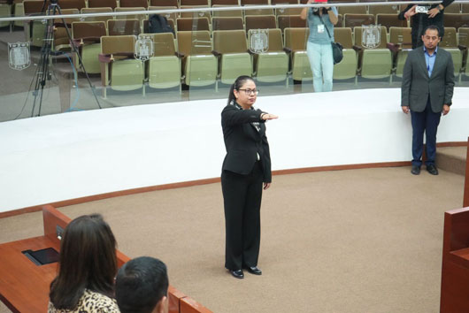 Tomó protesta Alejandra Cosetl como integrante del Consejo de la Judicatura del Poder Judicial local