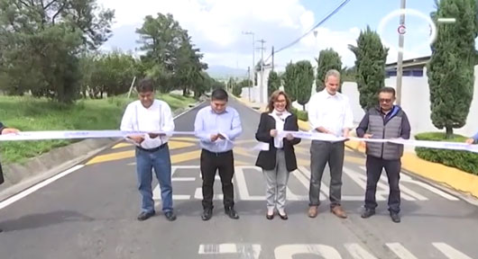 Entregó gobernadora Lorena Cuéllar Cisneros rehabilitación de la carretera Xaltocan – Tlatlahuiquitepec