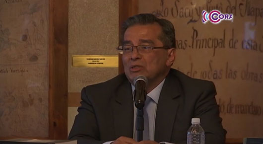 Impartió el investigador José Antonio Rivera la conferencia “Los tlaxcaltecas norteños”