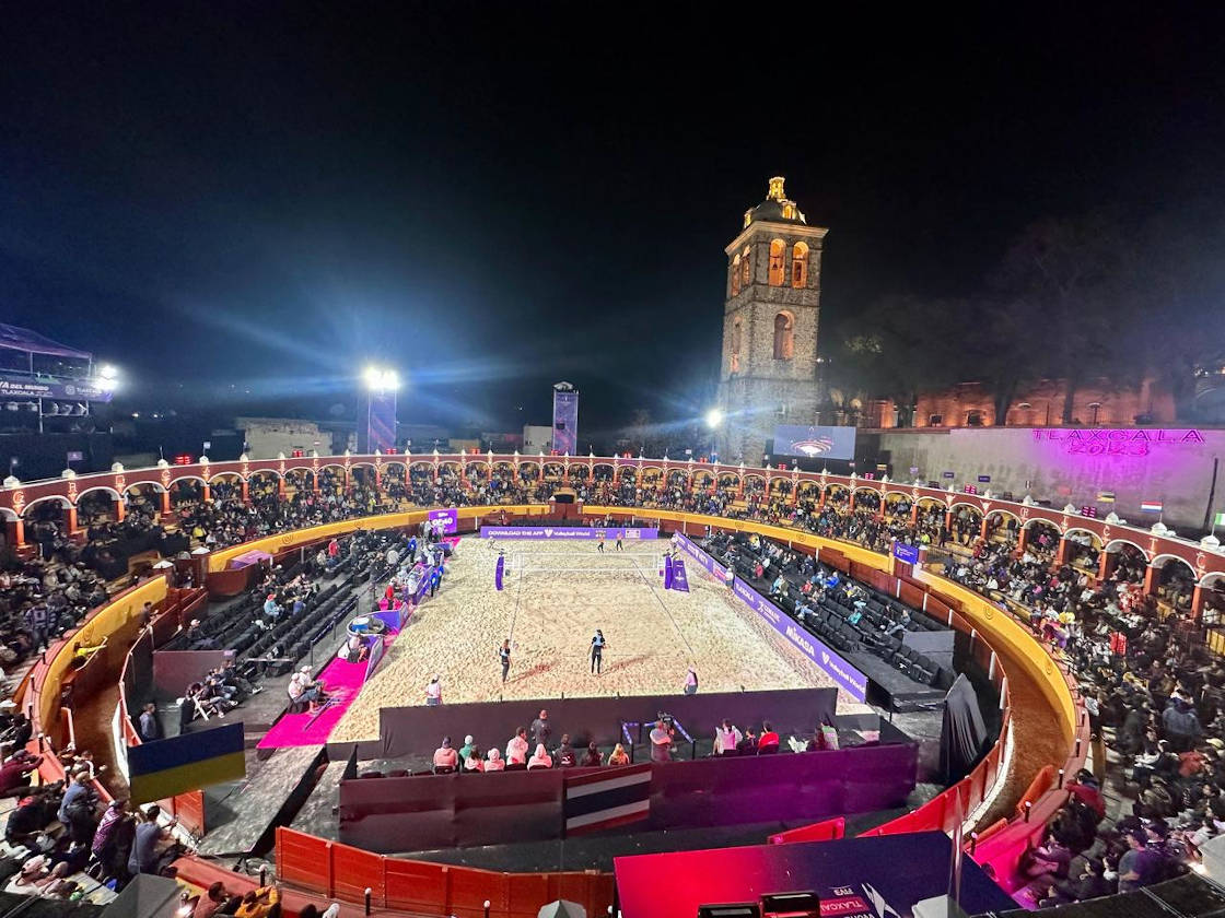 Voleibol de Playa | Vista aérea de la Plaza de Toros Jorge “El Ranchero” Aguilar