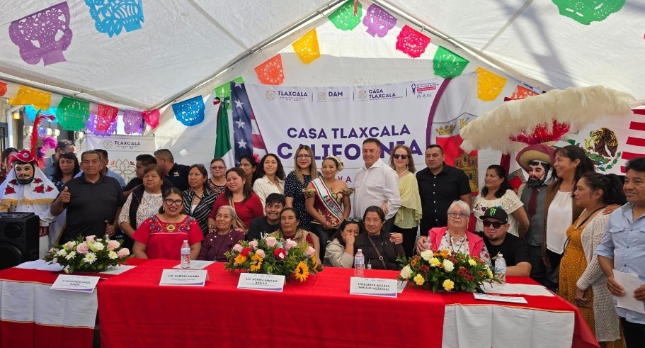 Celebra DAM primer aniversario de Casa Tlaxcala California