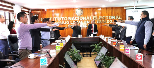 INE Tlaxcala instaló el consejo local para el proceso electoral local extraordinario 2024