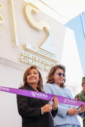 Inauguró gobernadora Lorena Cuéllar C2 en Atlangatepec