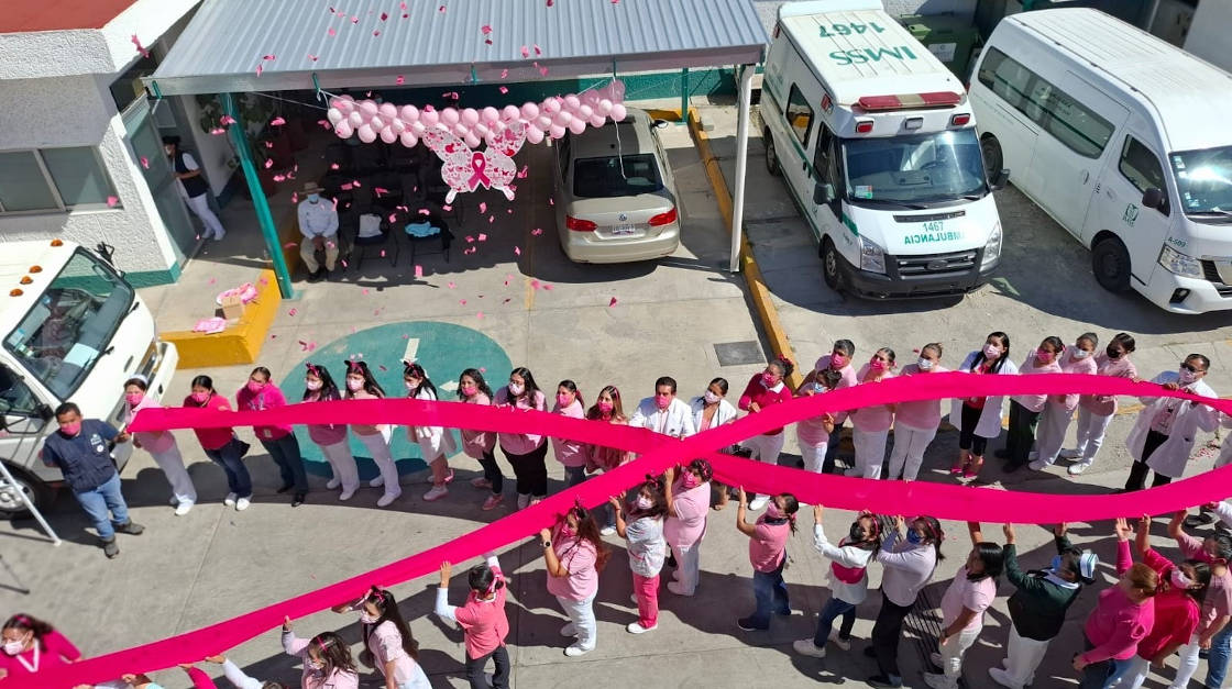 El IMSS Tlaxcala conmemora el Día Mundial de la Lucha contra el Cáncer de Mama