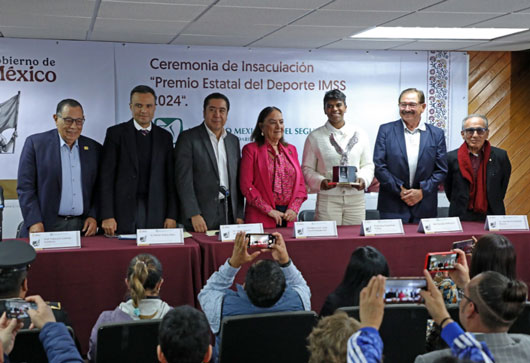 Elige Seguro Social a los ganadores del Premio Estatal del Deporte 2024 IMSS