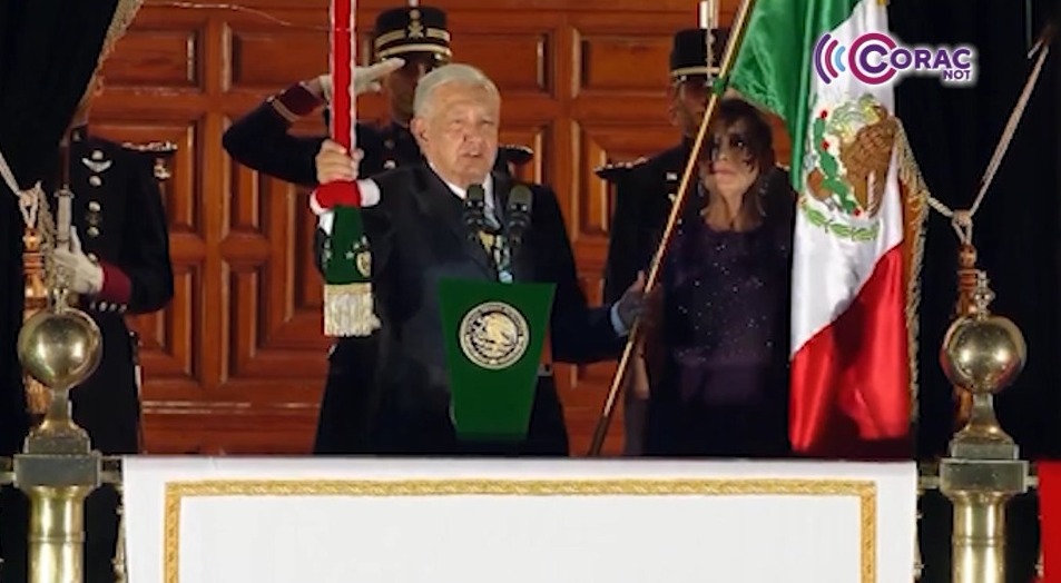 El presidente de México, Andrés Manuel López Obrador celebró el ultimo Grito de Independencia