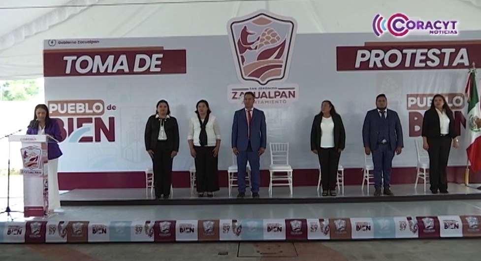 Protesta Sandra Corona Padilla como presidenta municipal de Zacualpan