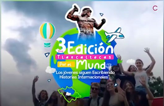 Participa en el programa Tlaxcaltecas x el mundo “Juventud Viajera