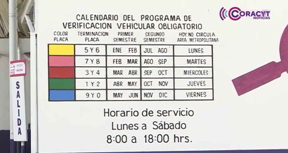 Inicia el 13 de enero la verificación vehicular obligatoria 2025