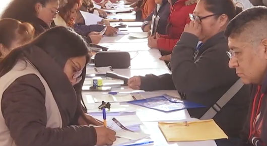 Realizaron simulacro de entrega de tarjetas para la beca “Rita Cetina”