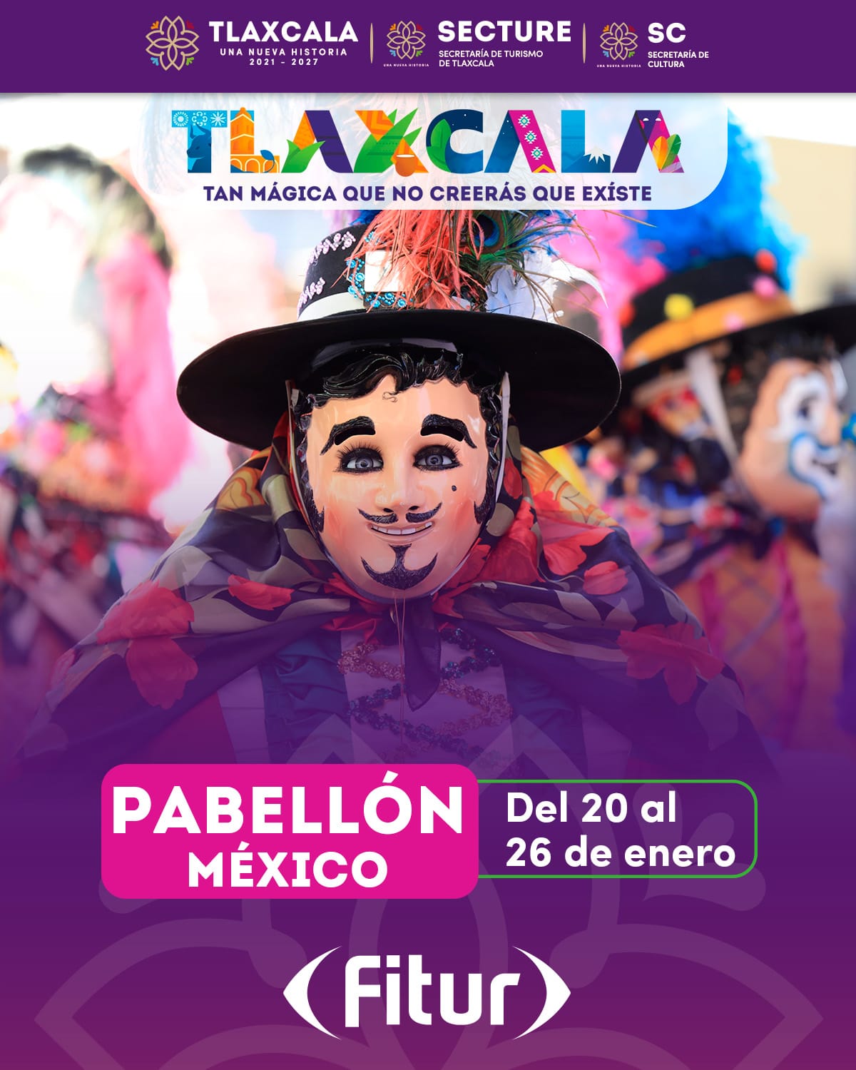 Tlaxcala, presente en la Feria Internacional de Turismo (FITUR) 2025